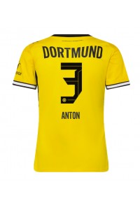 Borussia Dortmund Waldemar Anton #3 Fotballdrakt Hjemme Klær Dame 2026-27 Korte ermer